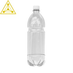 ПЭТ-бутыль Прозрачная с крышкой (1 литр) - фото 4481